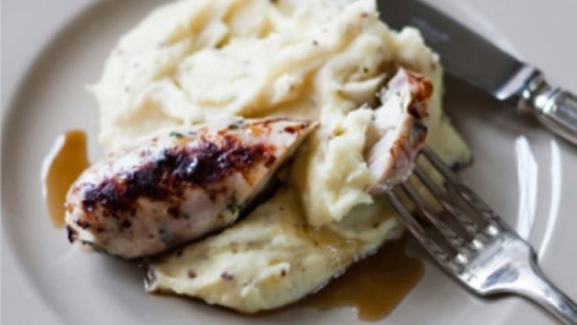 Ina Garten Bangers and Mustard Mash