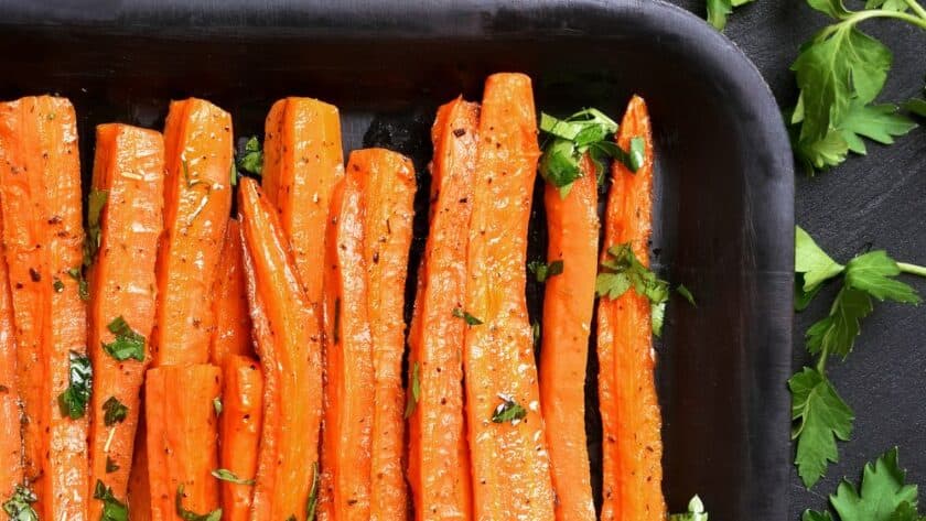 Ina Garten Maple Roasted Carrots recipe