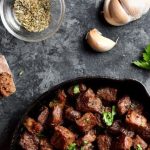 Barefoot Contessa Steak Bites with Garlic Butter
