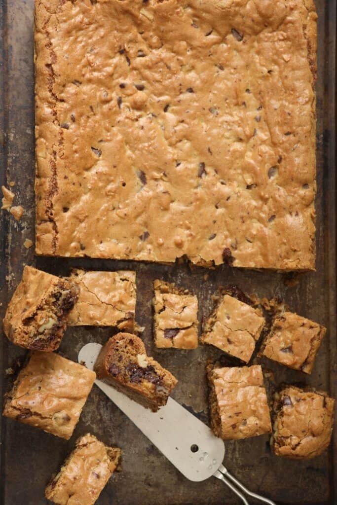 Ina Garten Chocolate Chunk Blondies