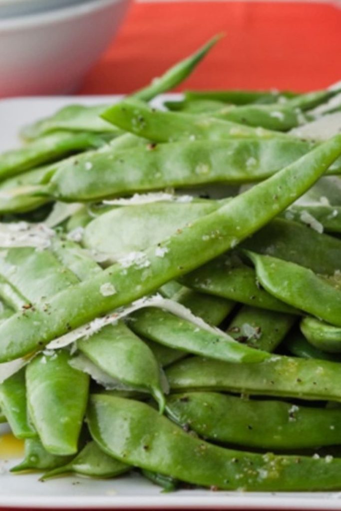Ina Garten Flat Beans with Pecorino
