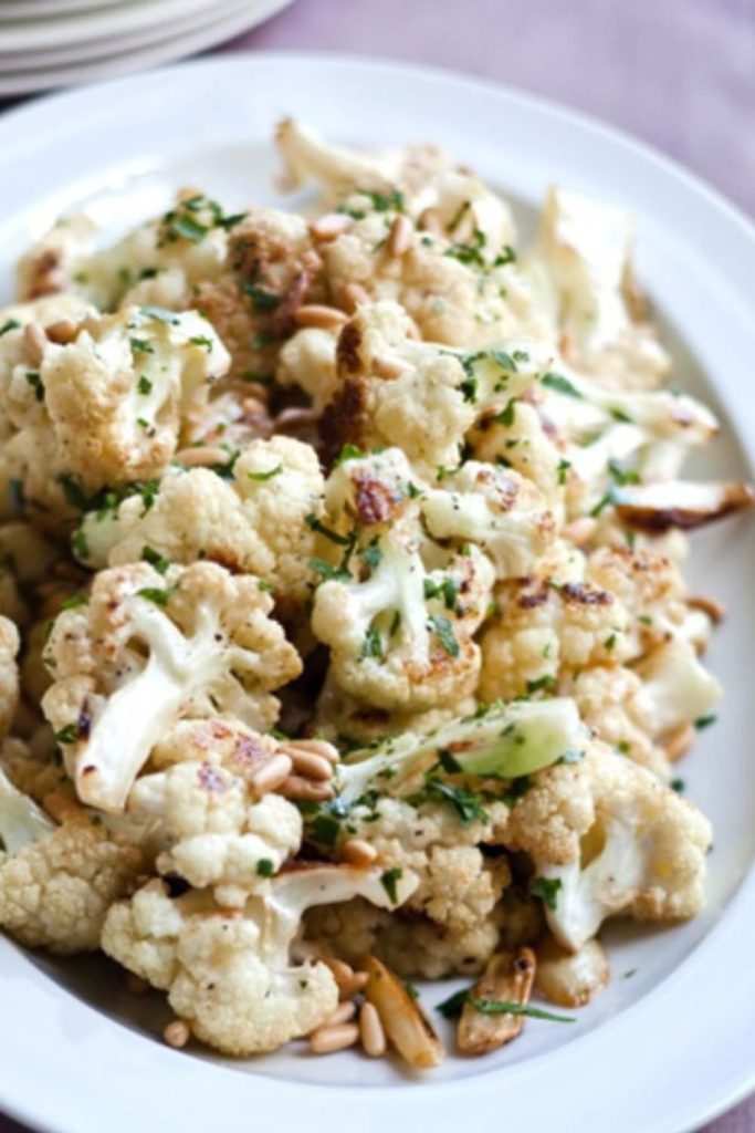 Ina Garten Garlic-Roasted Cauliflower