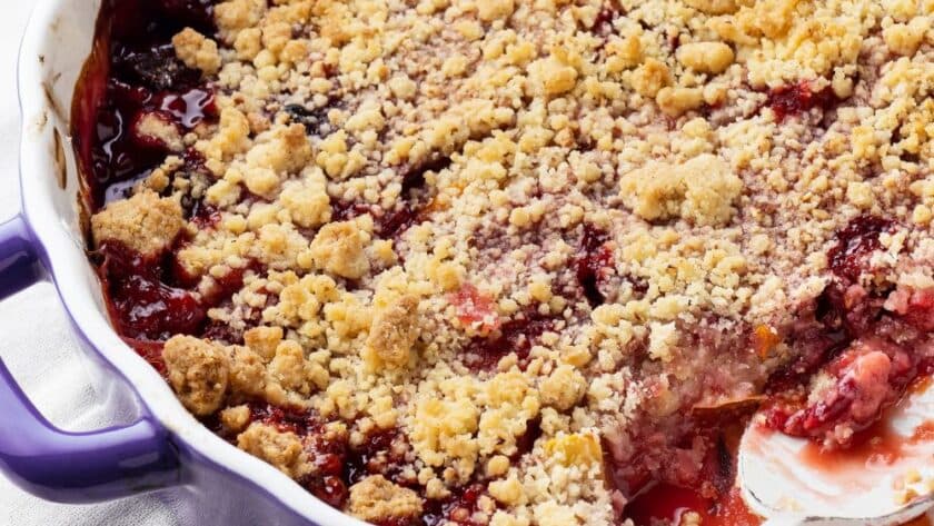 Ina Garten Peach Blueberry Crumble