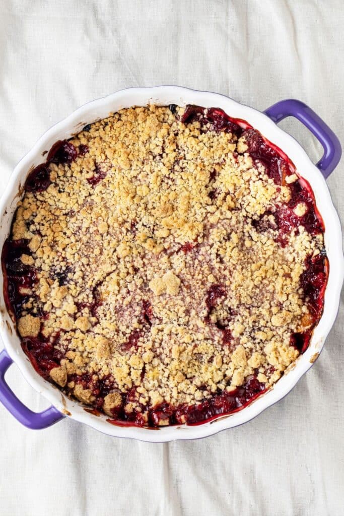 Ina Garten Peach Blueberry Crumble