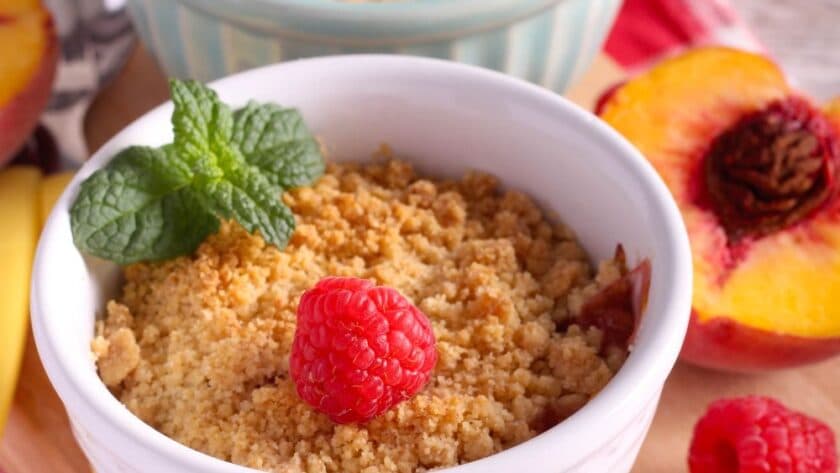 Ina Garten Peach Raspberry Crisp