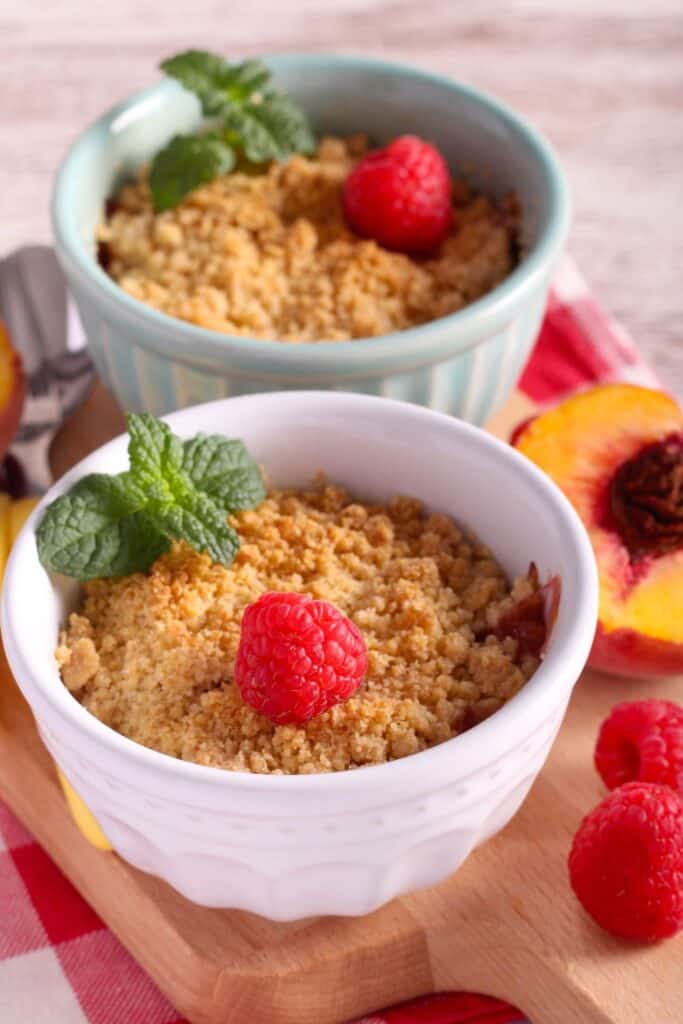Ina Garten Peach Raspberry Crisp