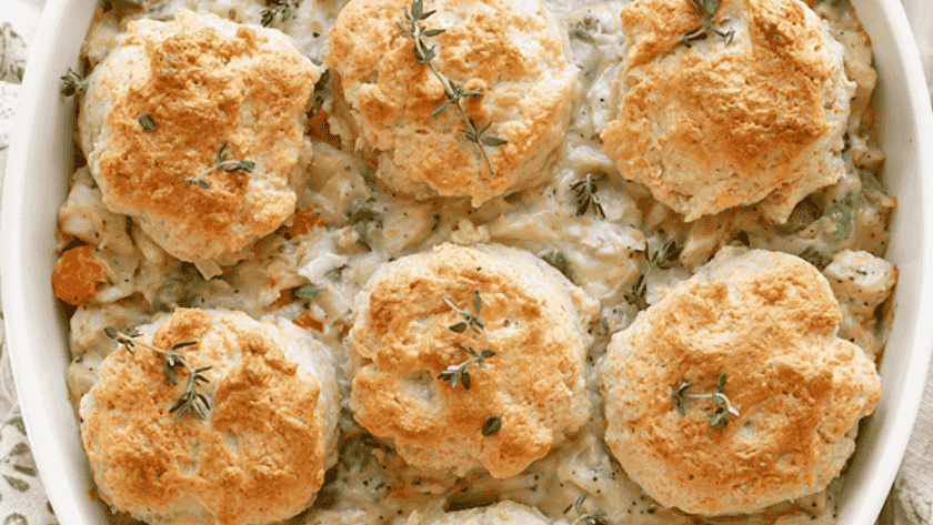 Ina Garten Chicken Pot Pie with Biscuits