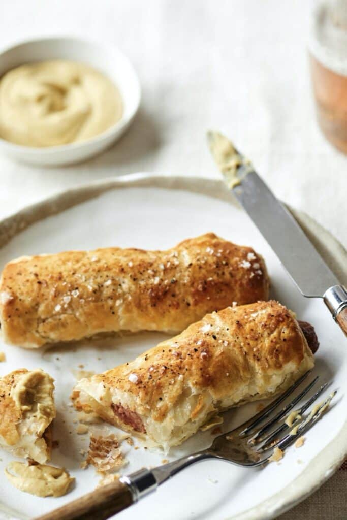 Ina Garten Hot Dogs in Puff Pastry