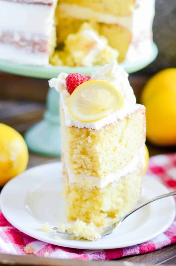 Ina Garten Lemon Cake with Cream Cheese Frosting