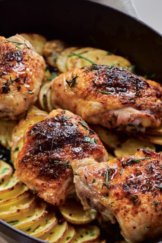Ina Garten Mustard Chicken and Potatoes