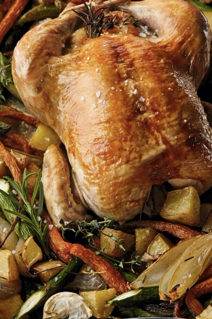 Ina Garten Roast Chicken with Vegetables recipe