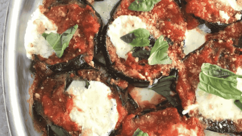 Ina Garten Roasted Eggplant Parmesan recipe
