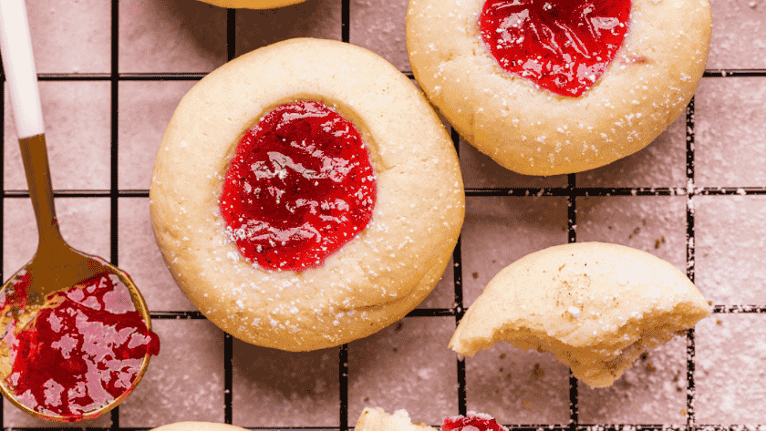 Ina Garten Shortbread Cookies with Jam