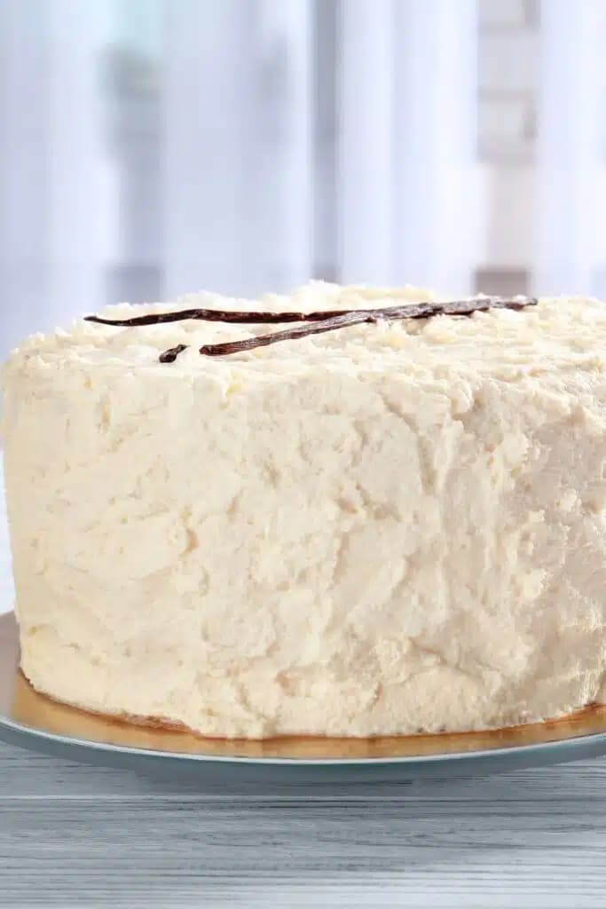 Ina Garten Vanilla Cake with Buttercream Frosting