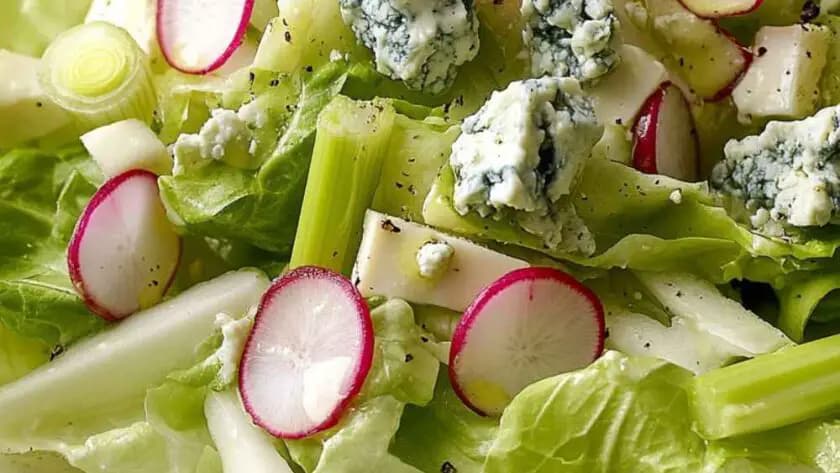 Ina Garten Crunchy Iceberg Salad with Creamy Blue Cheese