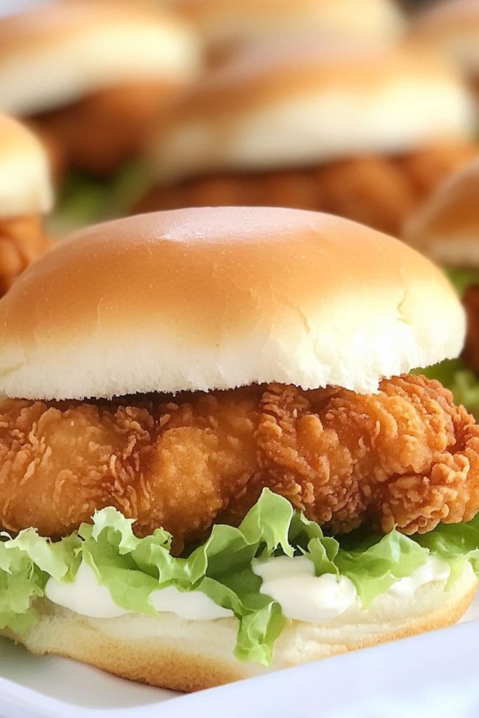 Ina Garten Fried Chicken Sandwiches