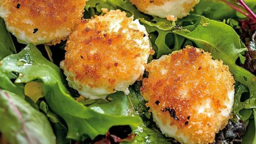 Ina Garten Salad with Warm Goat Cheese