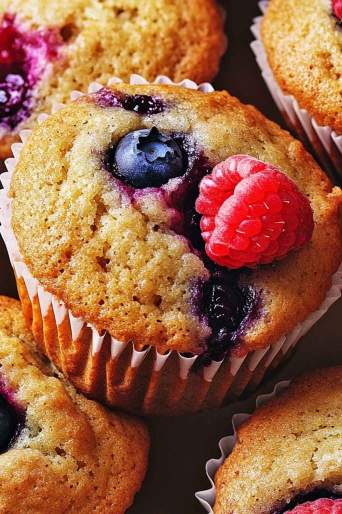 Ina Garten Tri-Berry Muffins