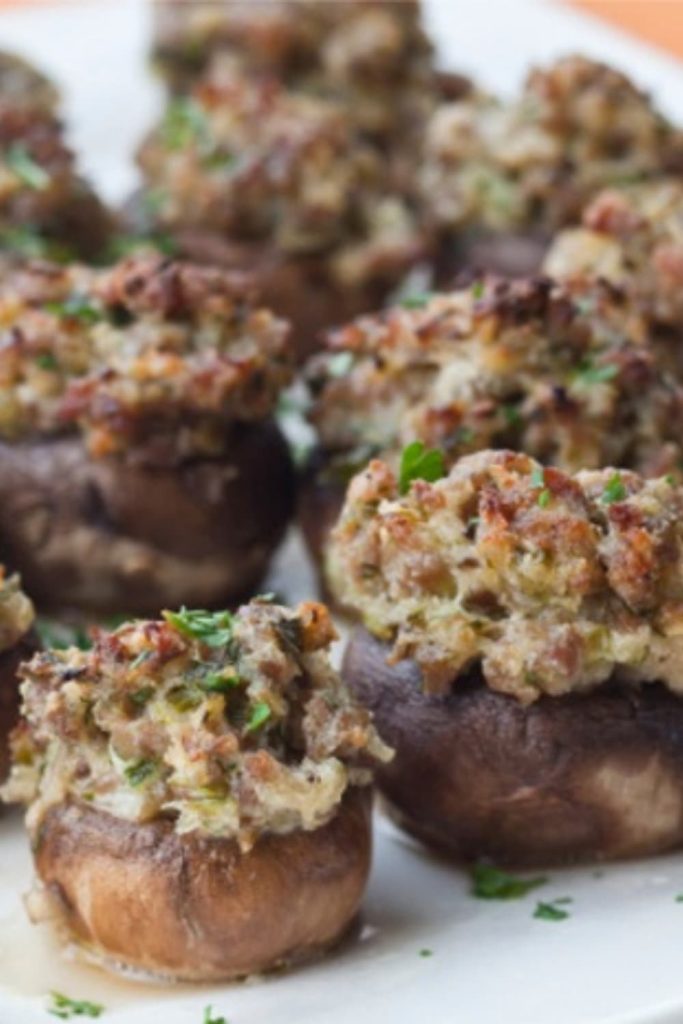 Ina Garten Sausage-Stuffed Mushrooms recipe