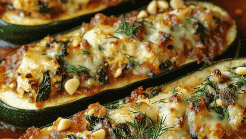 Ina Garten Stuffed Zucchini