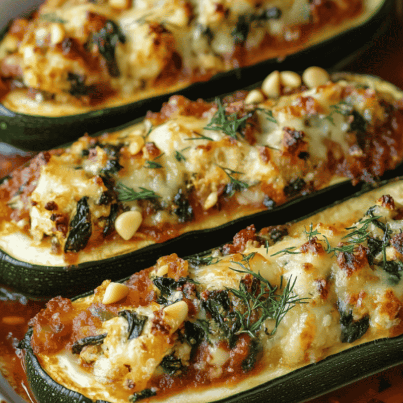 Ina Garten Stuffed Zucchini